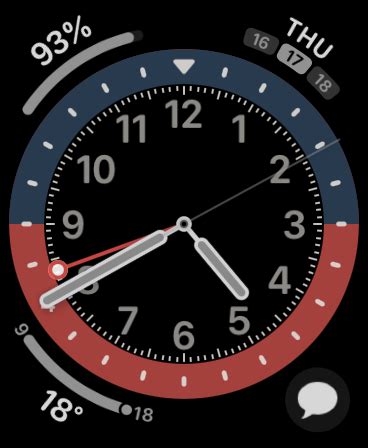 gmt watch face explained.